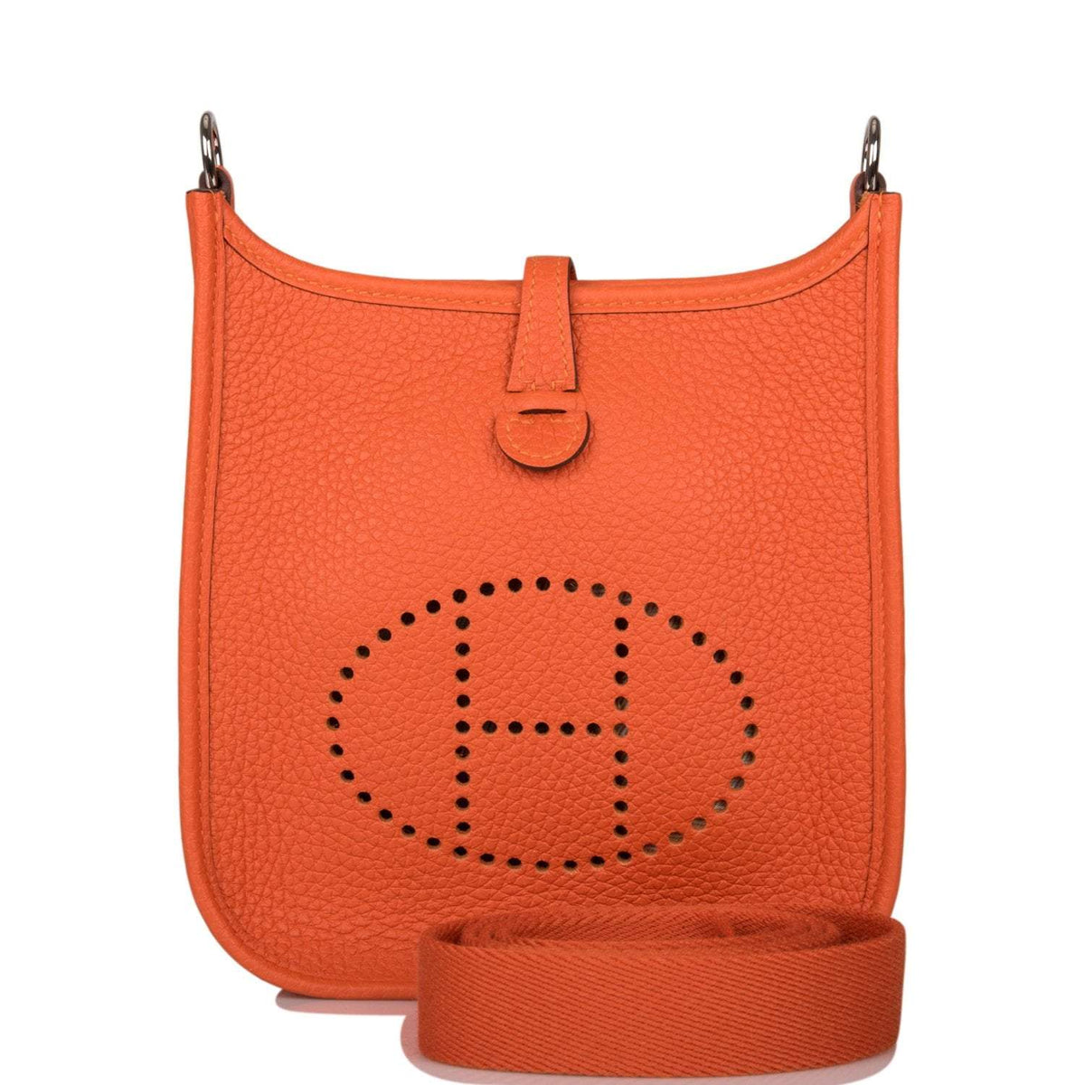 Hermès Feu Clemence Evelyne TPM Bag Palladium Hardware - photo 1