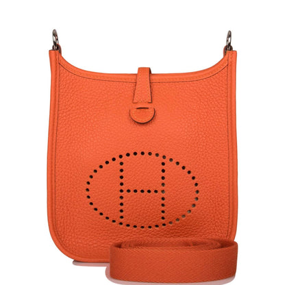 Hermès Feu Clemence Evelyne TPM Bag Palladium Hardware - photo 1