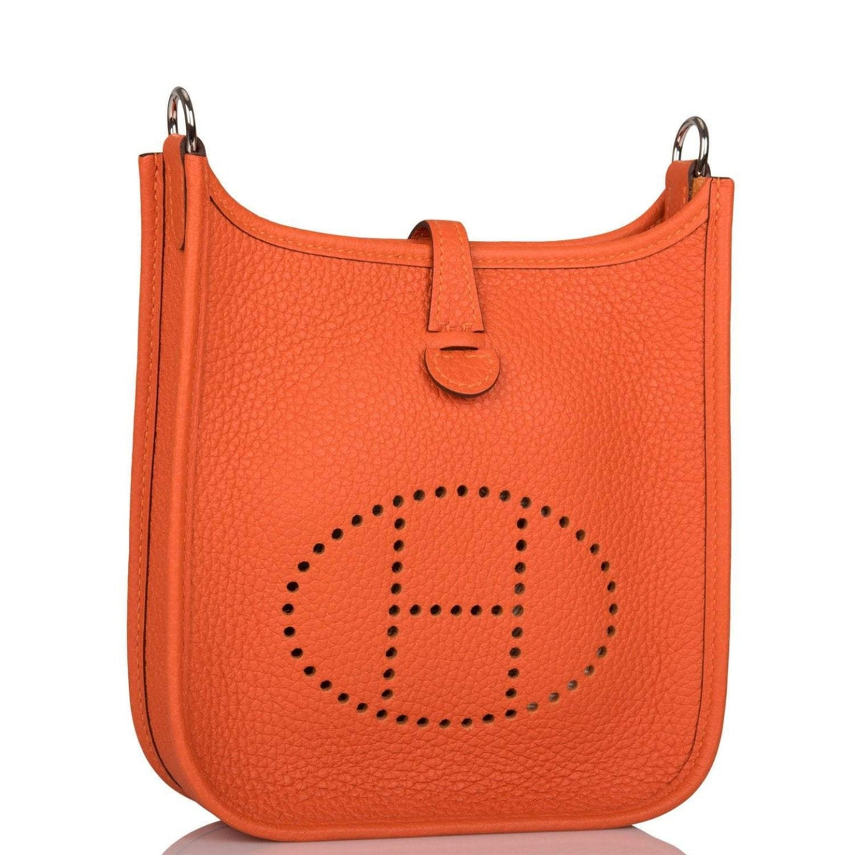 Hermès Feu Clemence Evelyne TPM Bag Palladium Hardware - photo 5