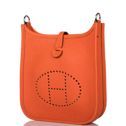 Hermès Feu Clemence Evelyne TPM Bag Palladium Hardware - photo 2