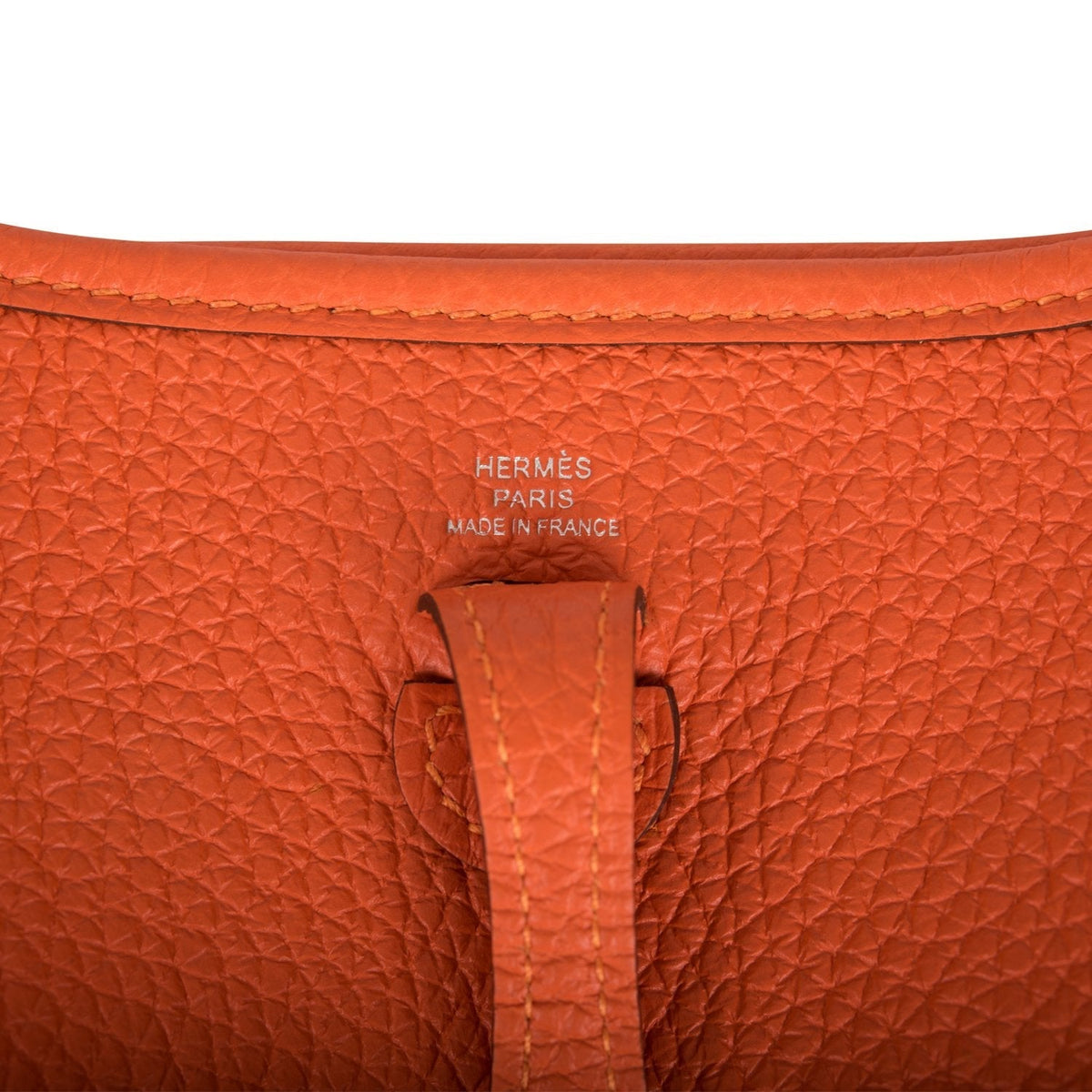 Hermès Feu Clemence Evelyne TPM Bag Palladium Hardware - photo 7