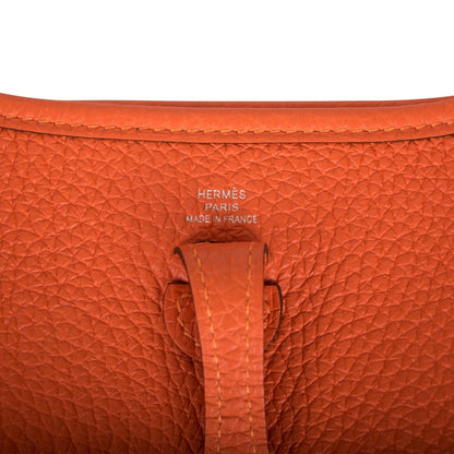 Hermès Feu Clemence Evelyne TPM Bag Palladium Hardware - photo 7