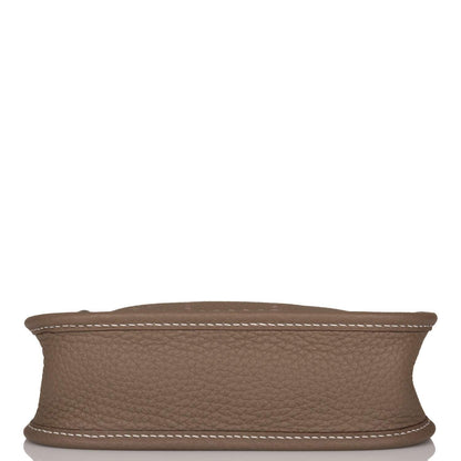 Hermès Evelyne TPM Etoupe Clemence Bag Gold Hardware - photo 5