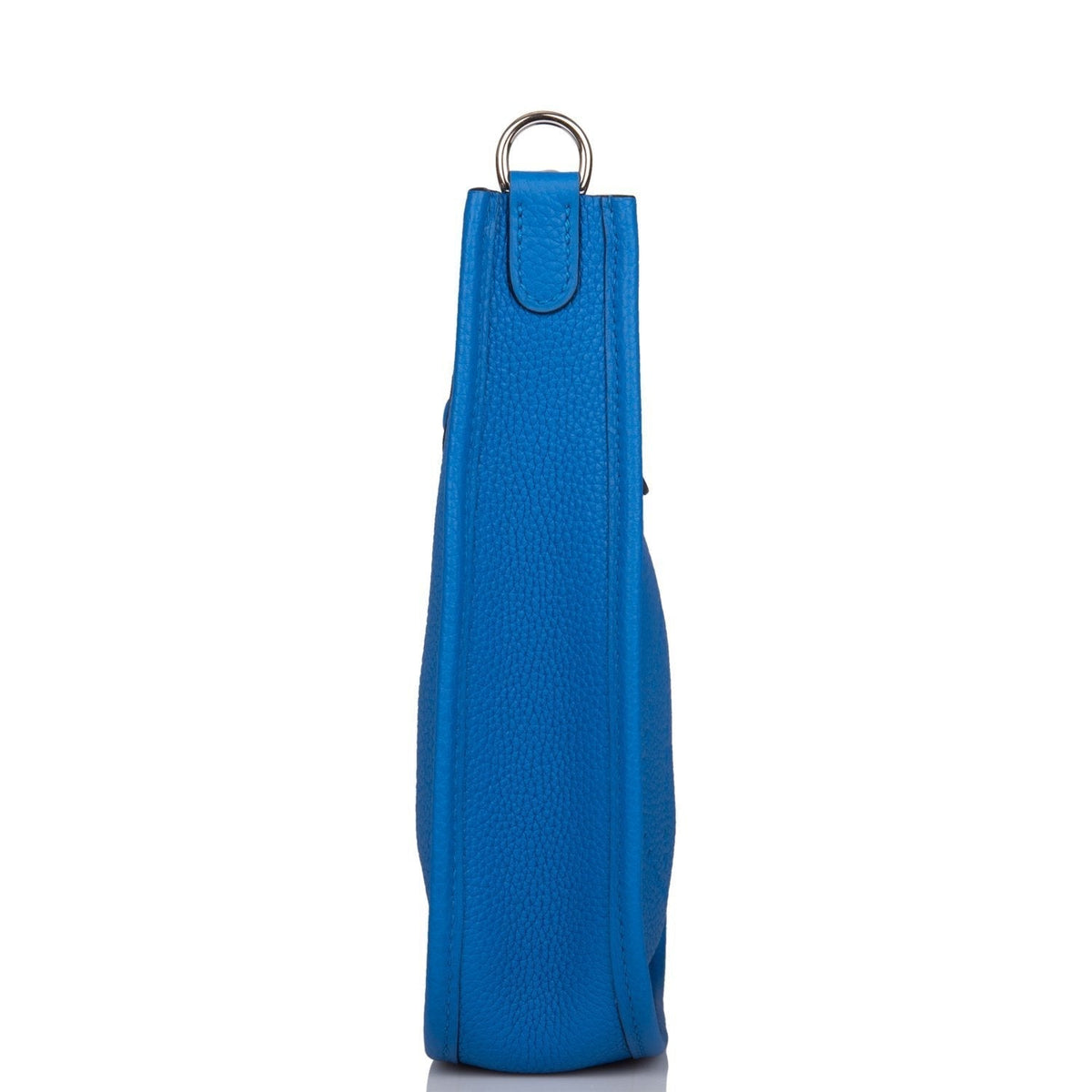 Hermès Bleu Zellige Clemence Evelyne TPM Bag Palladium Hardware - photo 3