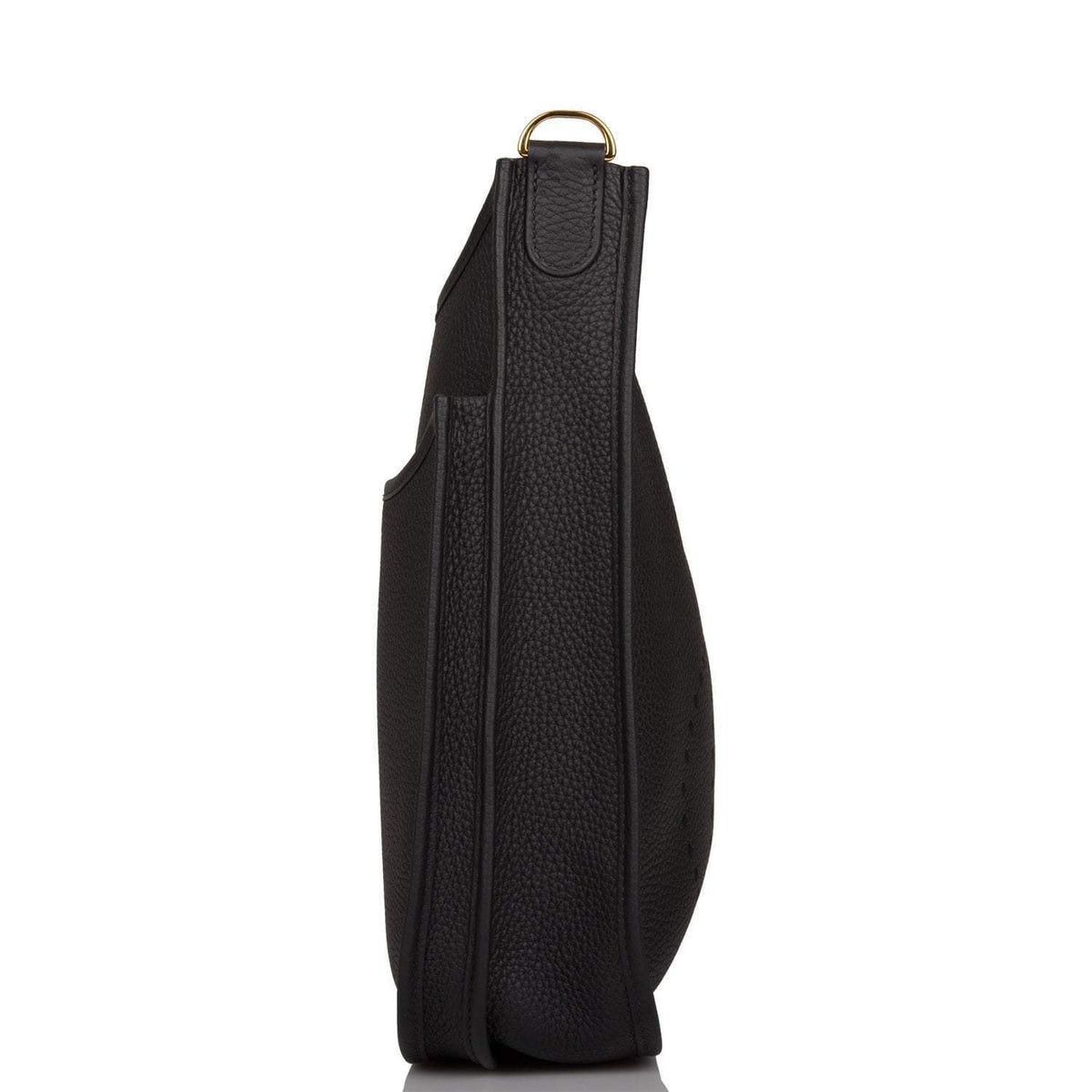 Hermès Evelyne III PM Black Clemence Gold Hardware - photo 3