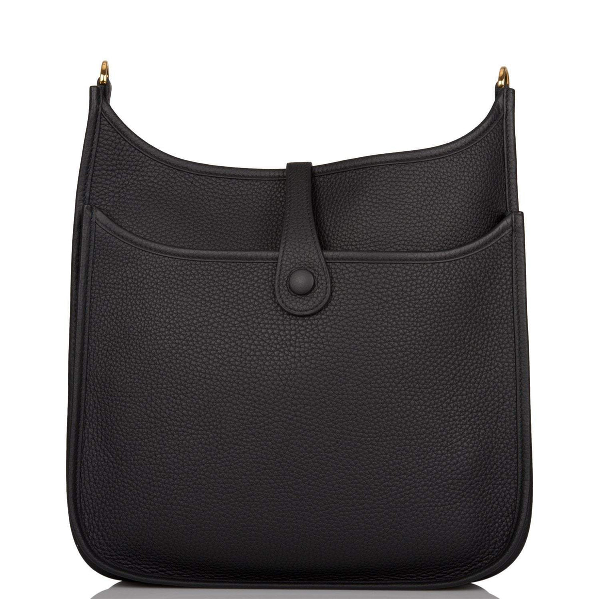 Hermès Evelyne III PM Black Clemence Gold Hardware - photo 4