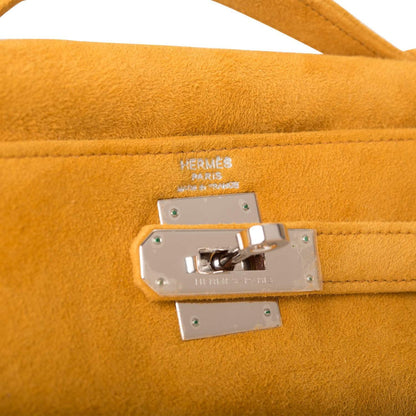 Hermes Sable Doblis and Shearling Teddy Kelly Muff Palladium Hardware - image 7
