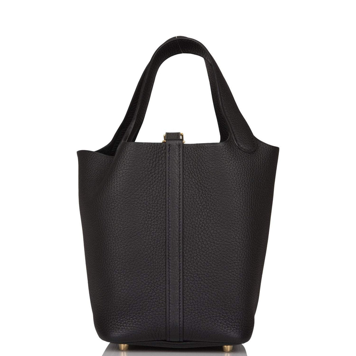 Hermes Black Clemence Picotin Lock 18cm Gold Hardware - image 4