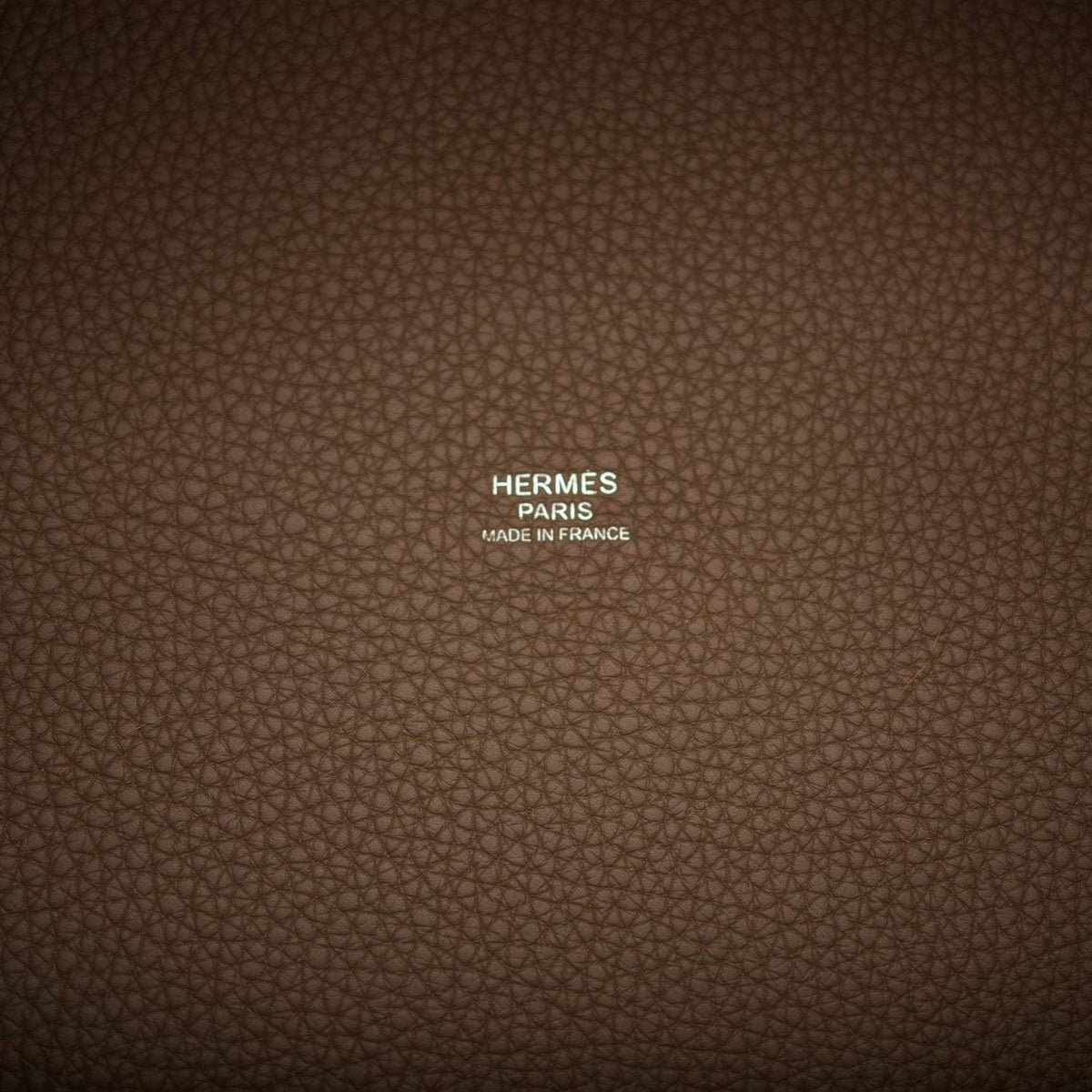Hermès Etoupe Clemence Picotin Lock 22cm Palladium Hardware - photo 8
