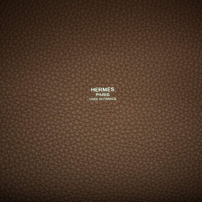Hermès Etoupe Clemence Picotin Lock 22cm Palladium Hardware - photo 8
