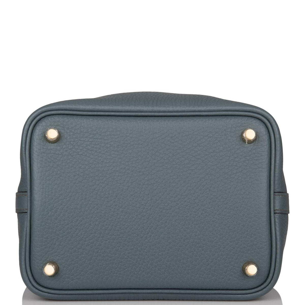 Hermès Bleu Orage Clemence Picotin Lock 18cm Gold Hardware - photo 6