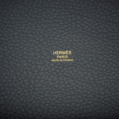 Hermès Bleu Orage Clemence Picotin Lock 18cm Gold Hardware - photo 8