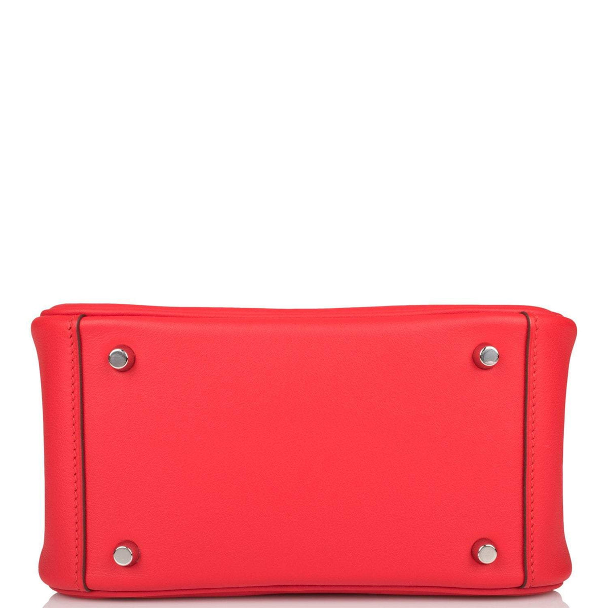 Hermès Rouge de Coeur Swift Mini Lindy Palladium Hardware - photo 5