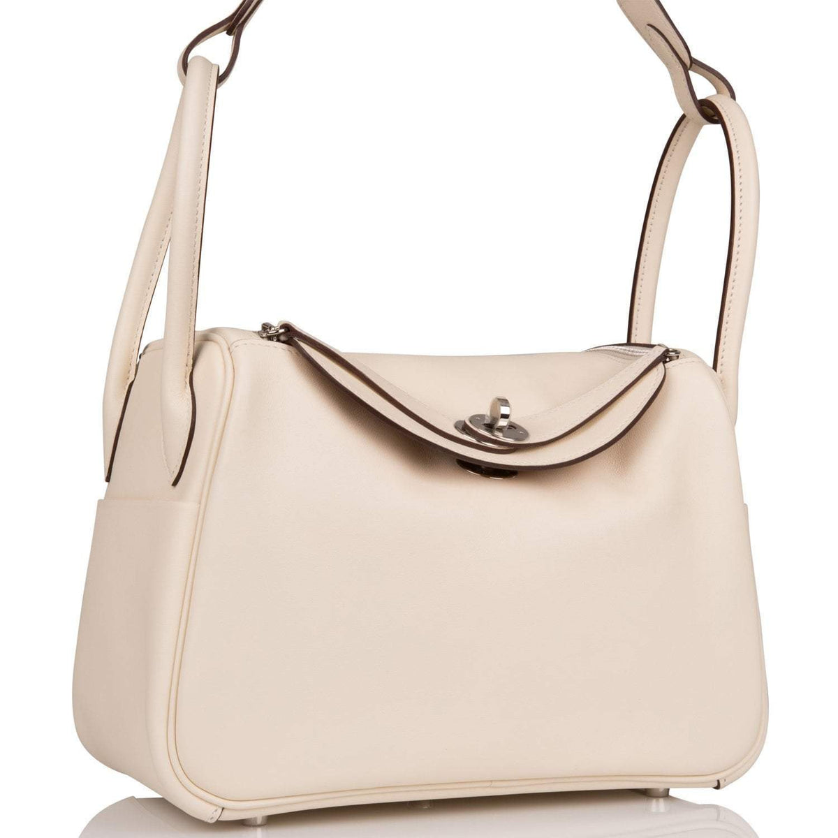 Hermes Lindy 26cm Nata Verso Swift Palladium Hardware - image 2