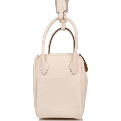 Hermes Lindy 26cm Nata Verso Swift Palladium Hardware - image 3