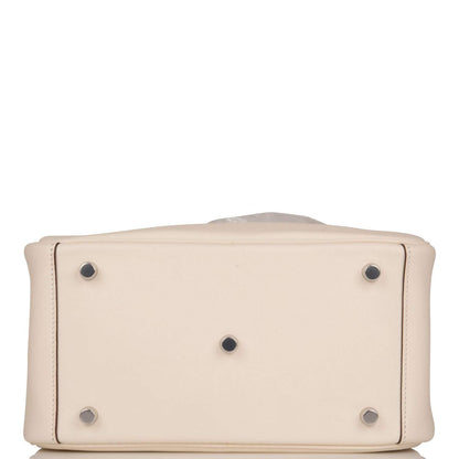 Hermes Lindy 26cm Nata Verso Swift Palladium Hardware - image 6