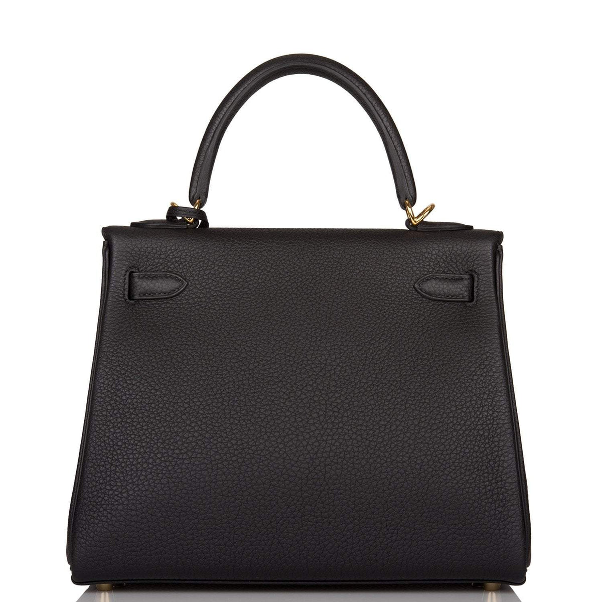 Hermès Kelly Retourne 25 Black Togo Gold Hardware - photo 5
