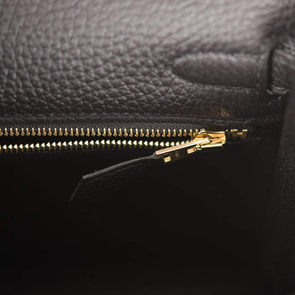 Hermès Kelly Retourne 25 Black Togo Gold Hardware - photo 9