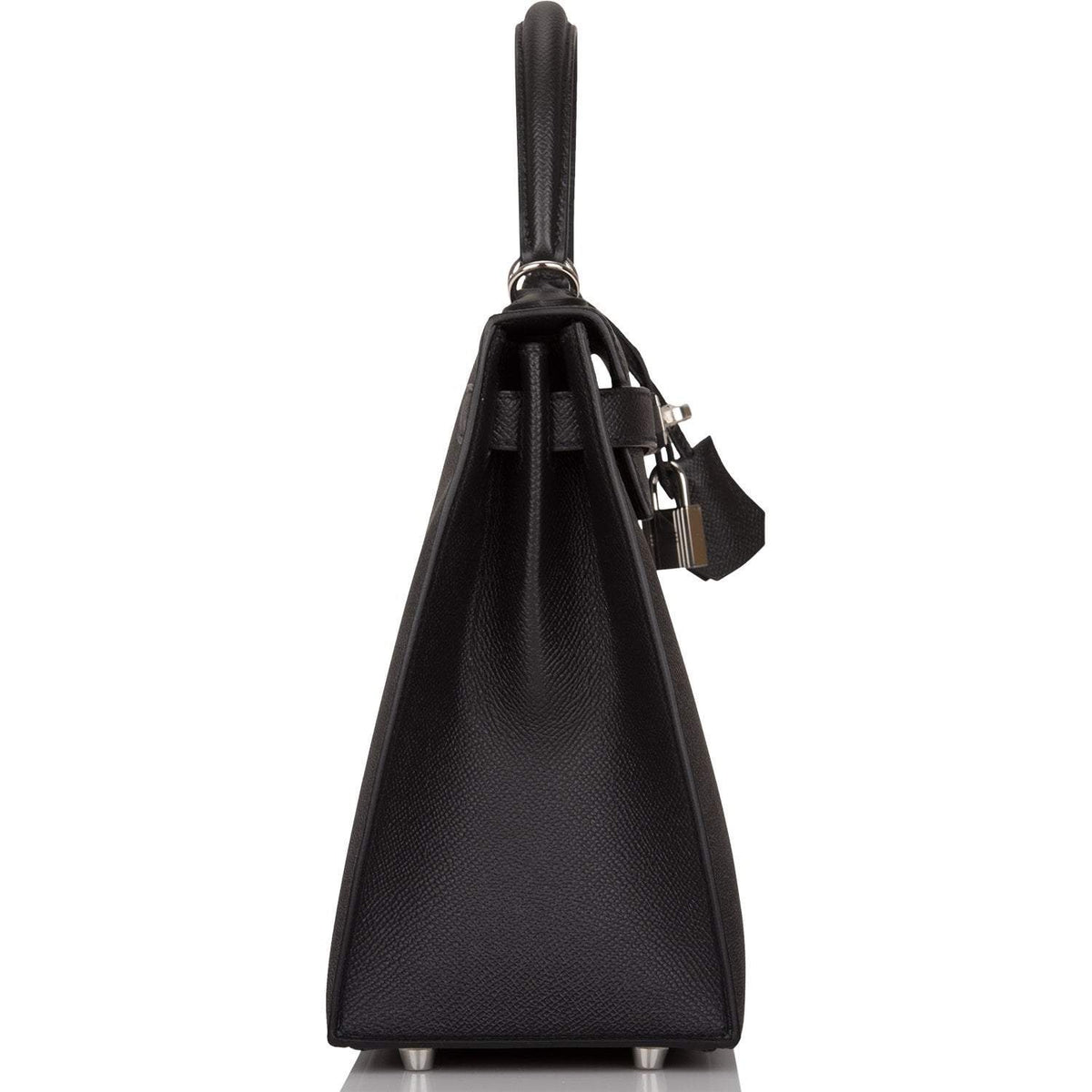 Hermes Black Epsom Sellier Kelly 28cm Palladium Hardware - image 3