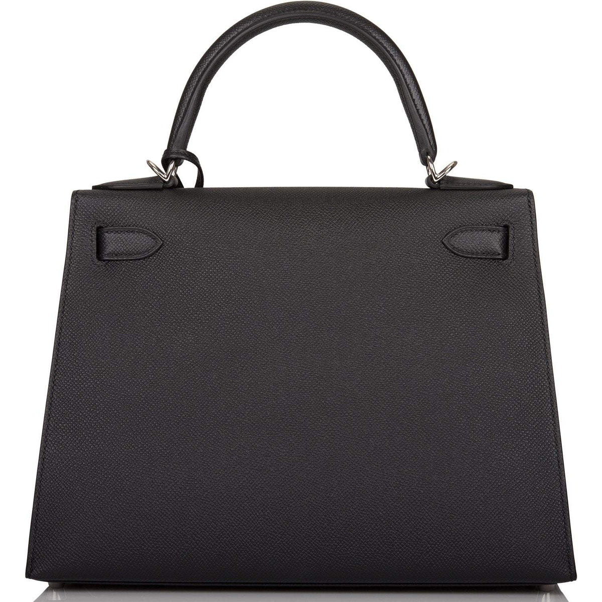 Hermes Black Epsom Sellier Kelly 28cm Palladium Hardware - image 4