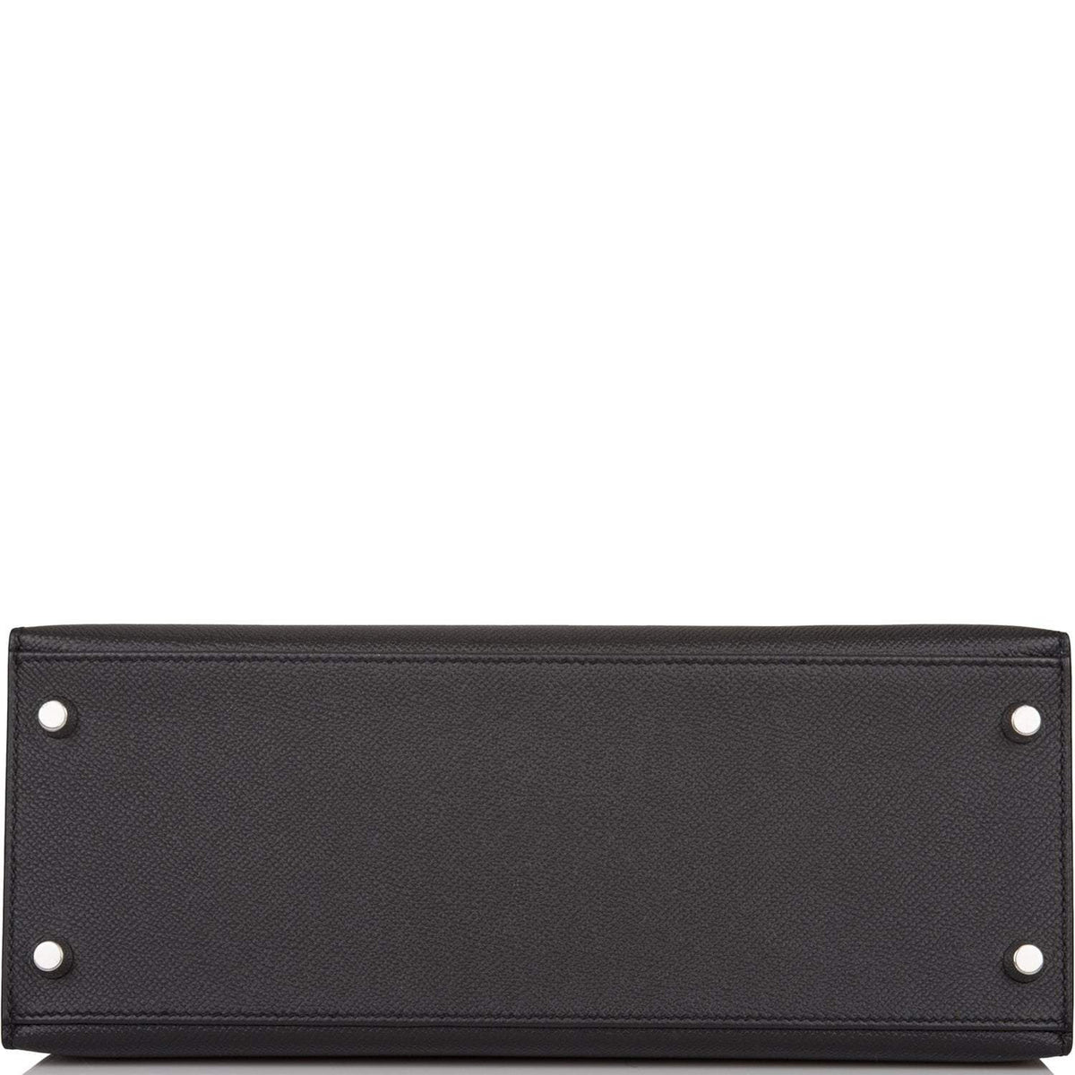 Hermes Black Epsom Sellier Kelly 28cm Palladium Hardware - image 6