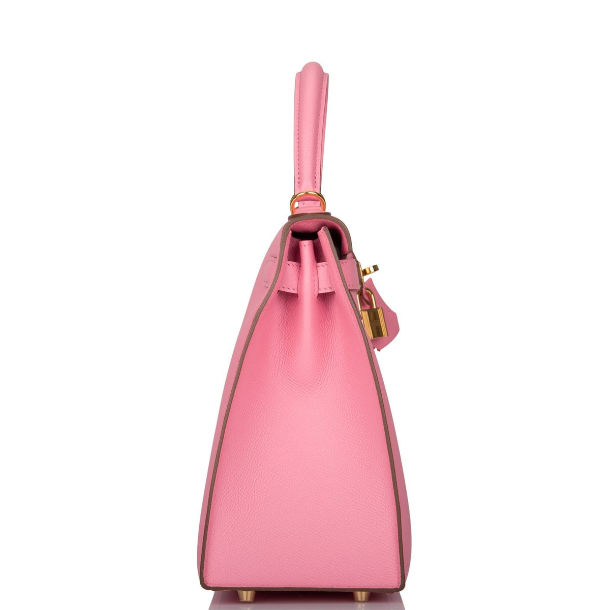 Hermès Horseshoe Stamp (HSS) Rose Confetti Verso Epsom Sellier Kelly 28cm Gold Hardware - photo 3