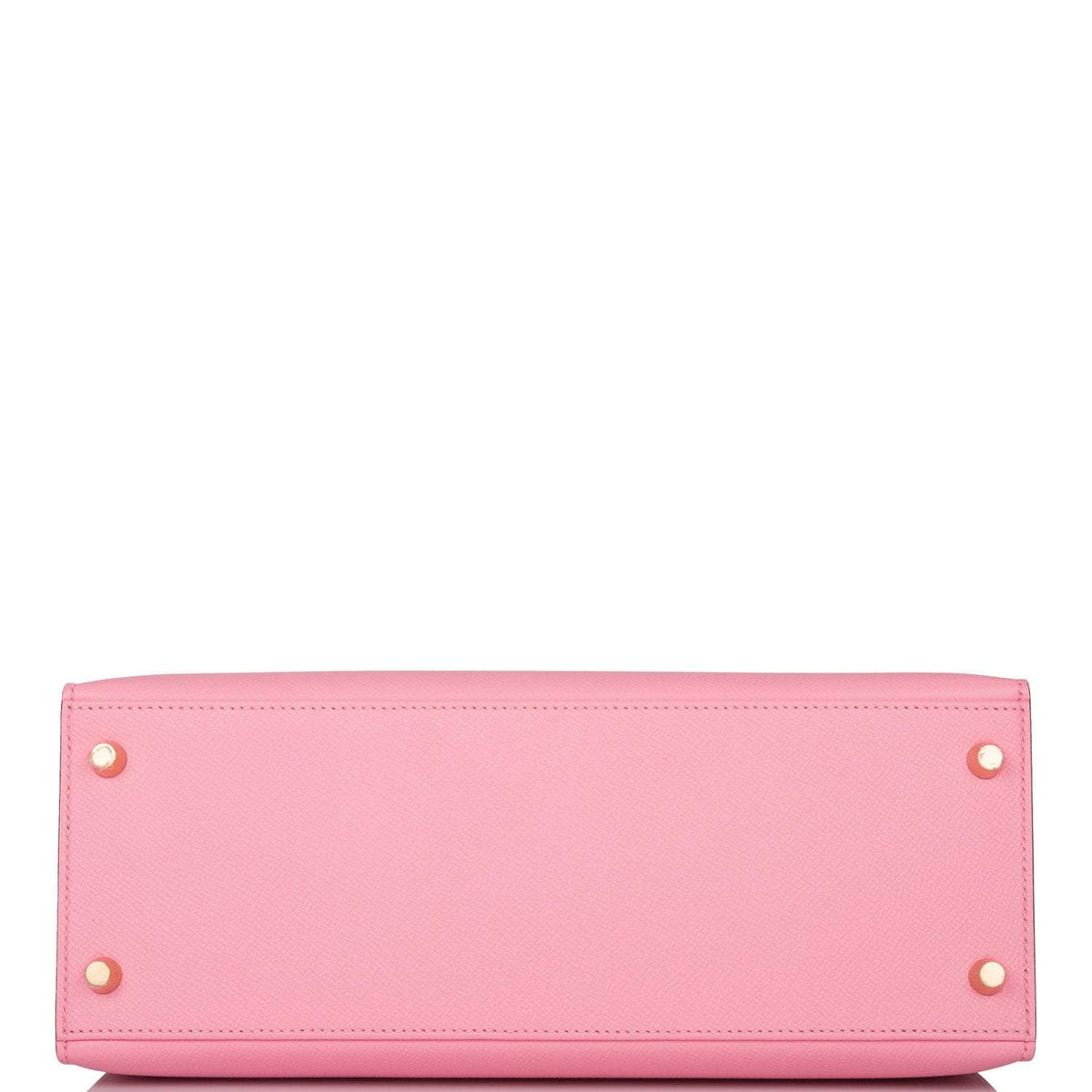Hermès Horseshoe Stamp (HSS) Rose Confetti Verso Epsom Sellier Kelly 28cm Gold Hardware - photo 6