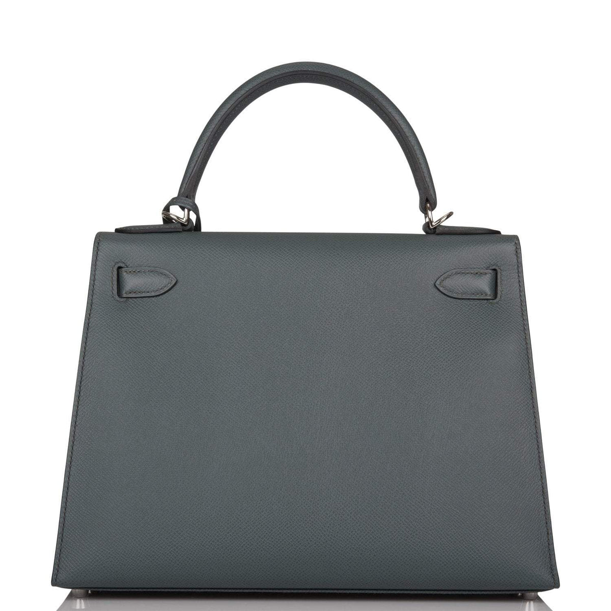 Hermès Bleu Orage Epsom Sellier Kelly 28cm Palladium Hardware - photo 4