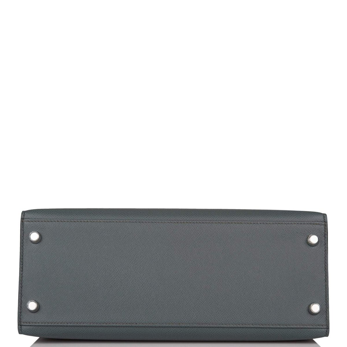 Hermès Bleu Orage Epsom Sellier Kelly 28cm Palladium Hardware - photo 6