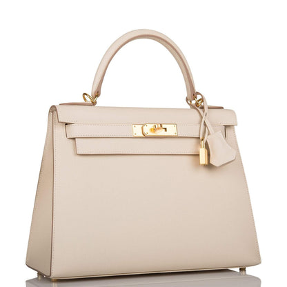 Hermes Craie Epsom Sellier Kelly 28cm Gold Hardware - image 2
