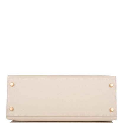 Hermes Craie Epsom Sellier Kelly 28cm Gold Hardware - image 5