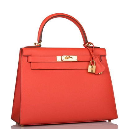 Hermès Capucine Epsom Sellier Kelly 28cm Gold Hardware - photo 2
