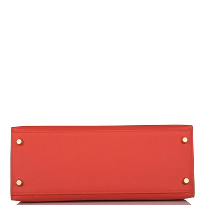 Hermès Capucine Epsom Sellier Kelly 28cm Gold Hardware - photo 6