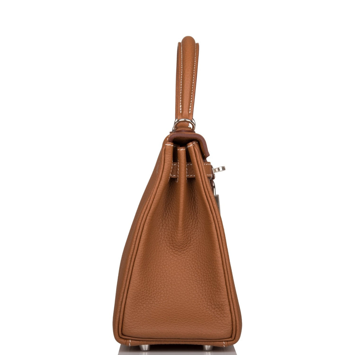 Hermès Kelly Retourne 25 Gold Togo Palladium Hardware - photo 3