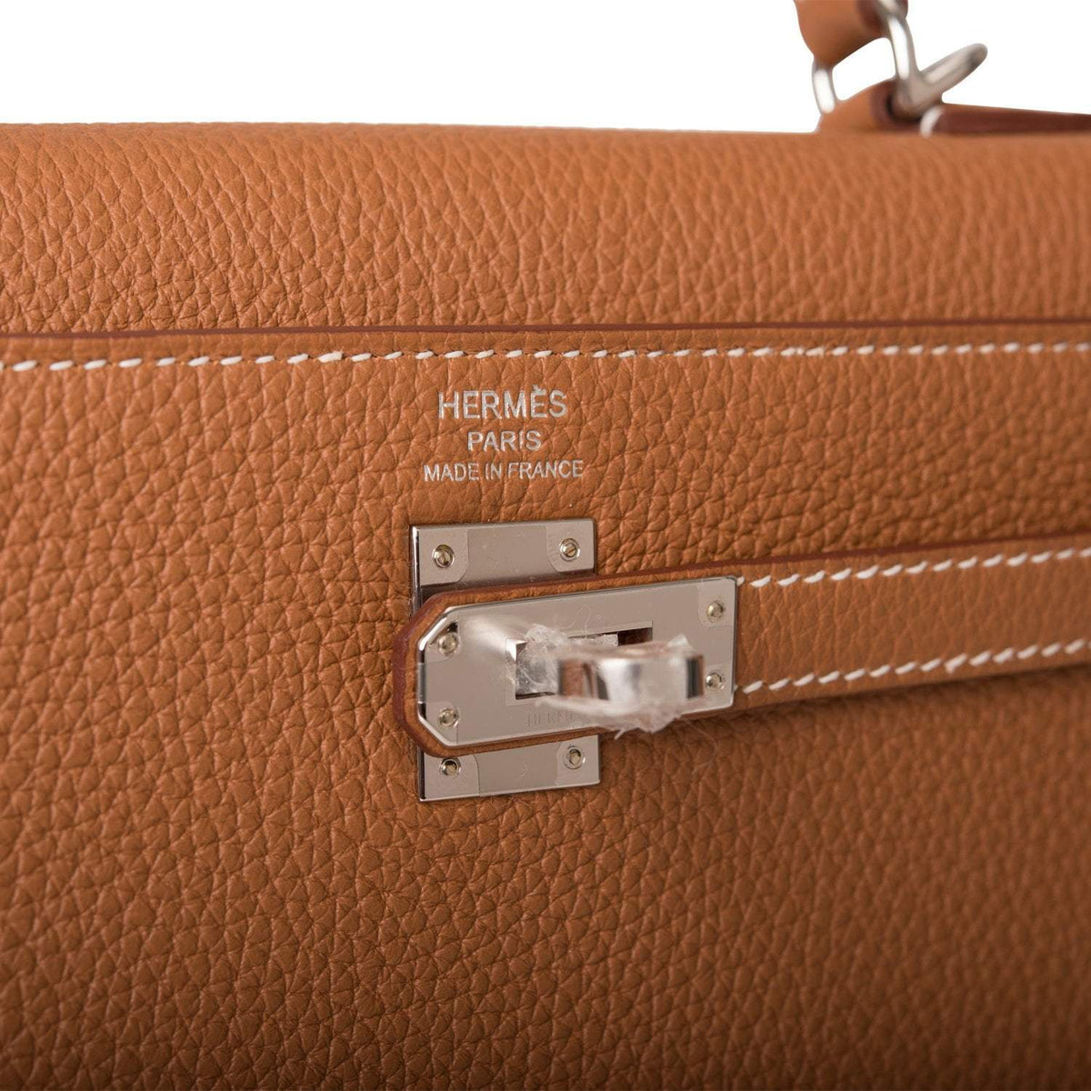 Hermès Kelly Retourne 25 Gold Togo Palladium Hardware - photo 7