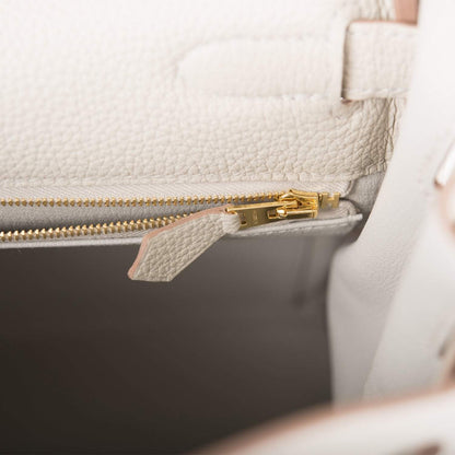 Hermès Kelly Retourne 32 Gris Perle Togo Gold Hardware - photo 8