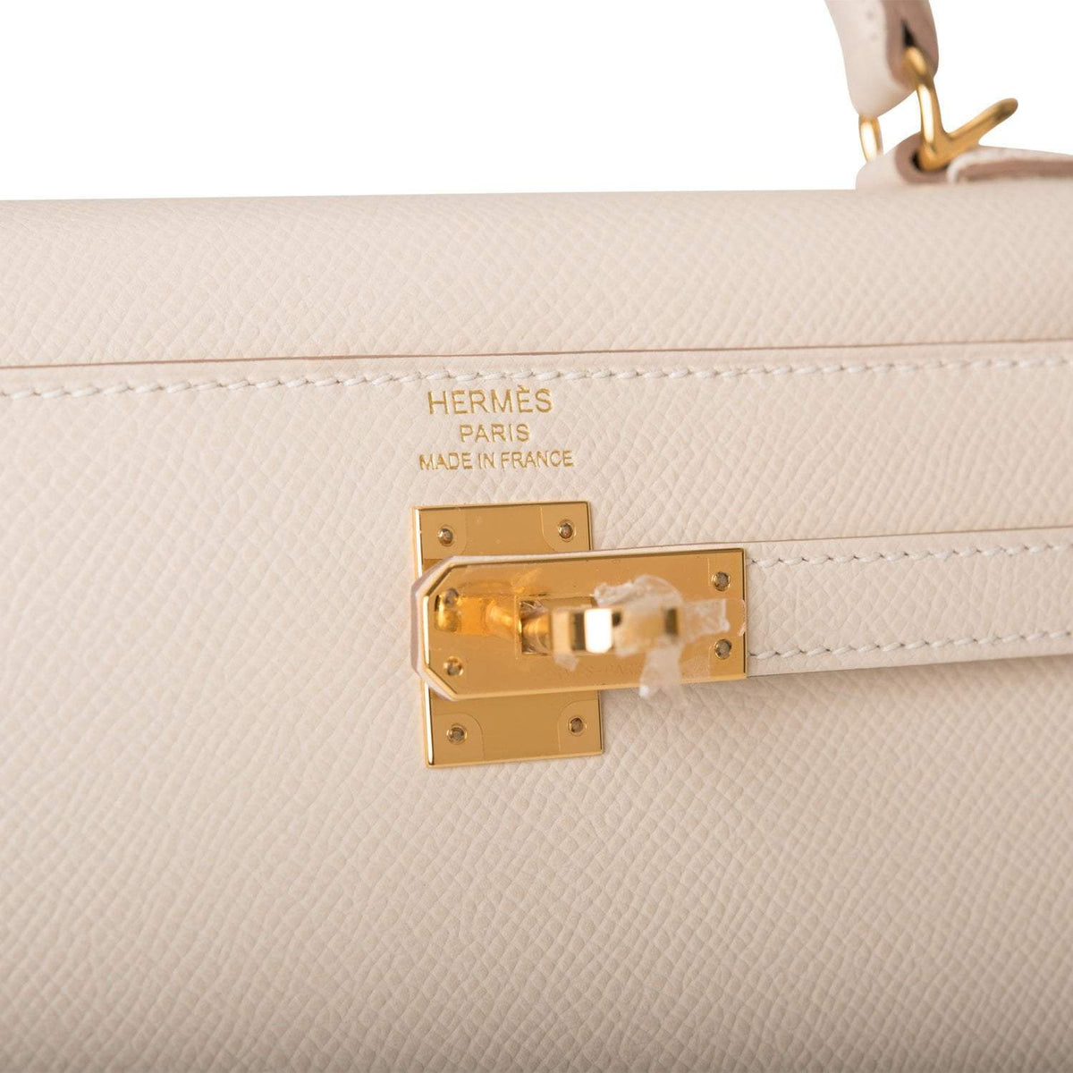 Hermès Kelly Sellier 25cm Craie Epsom Gold Hardware - photo 7
