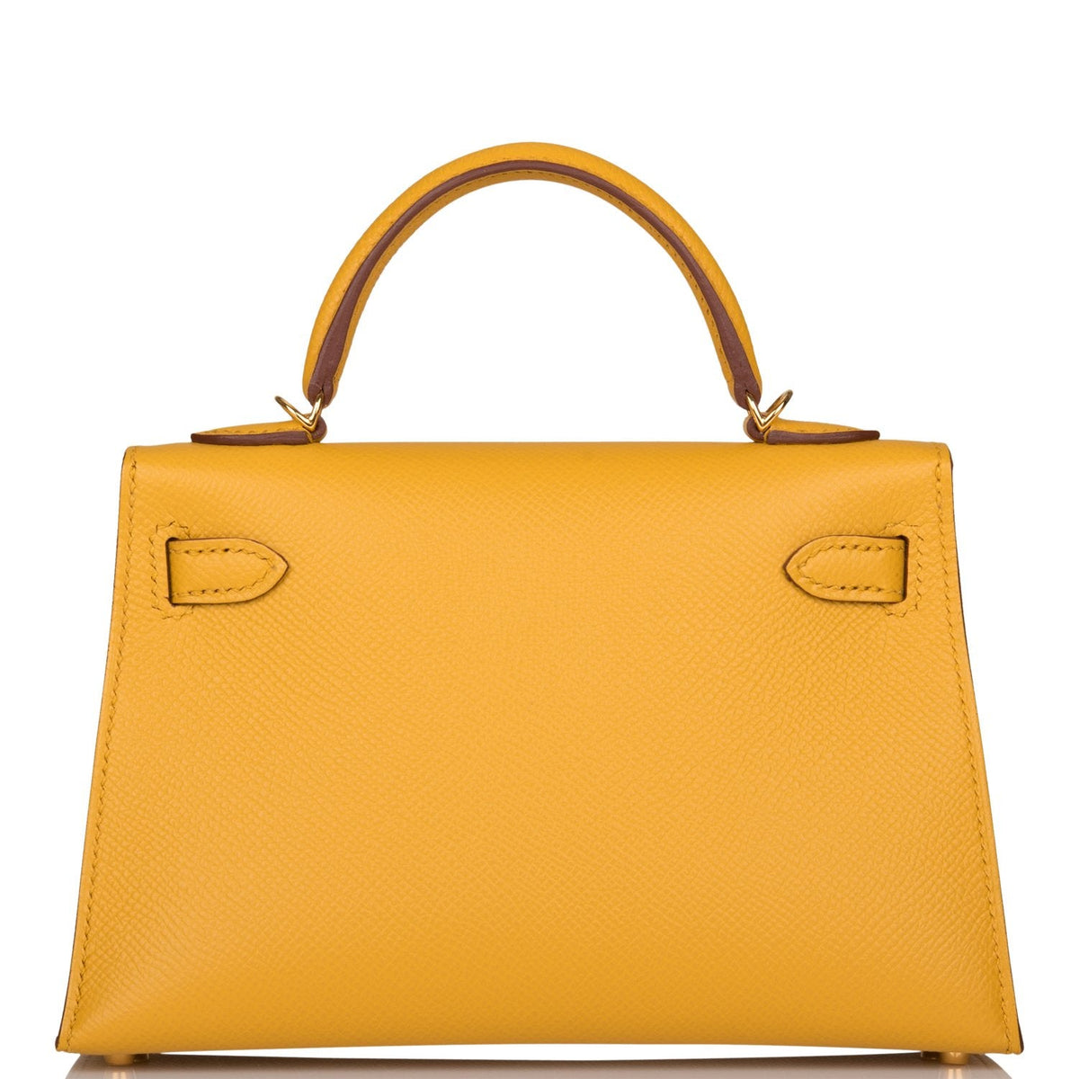 Hermes Kelly Sellier 20 Jaune Ambre Epsom Gold Hardware - image 4