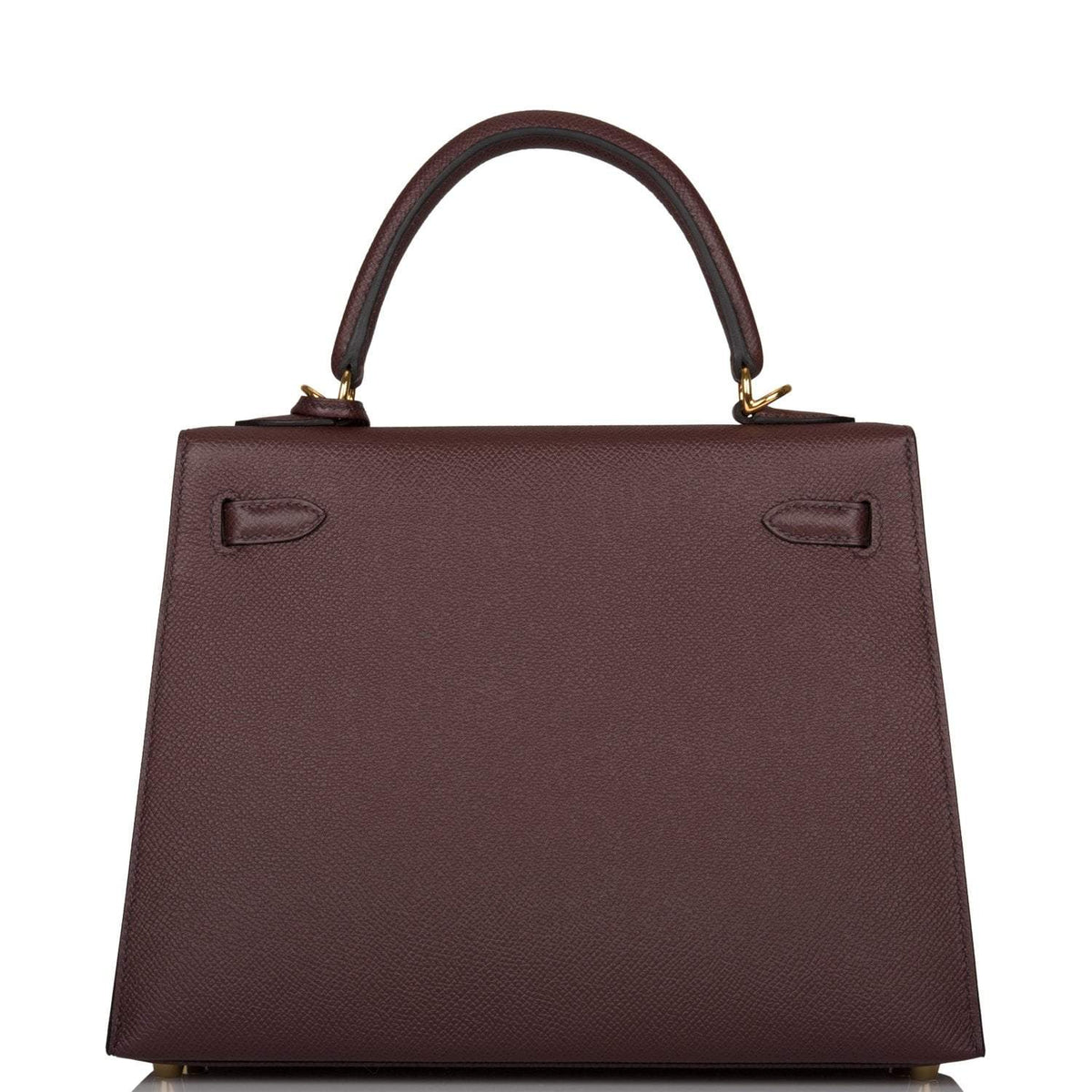 Hermes Kelly Sellier 25 Rouge Sellier Epsom Gold Hardware - image 4