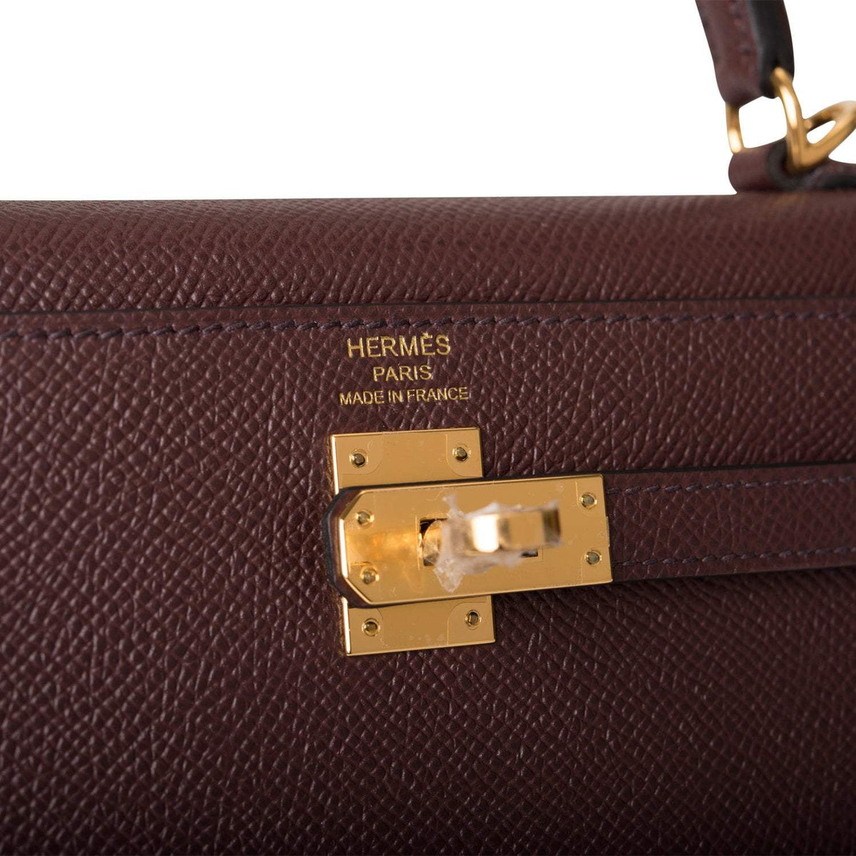 Hermes Kelly Sellier 25 Rouge Sellier Epsom Gold Hardware - image 7