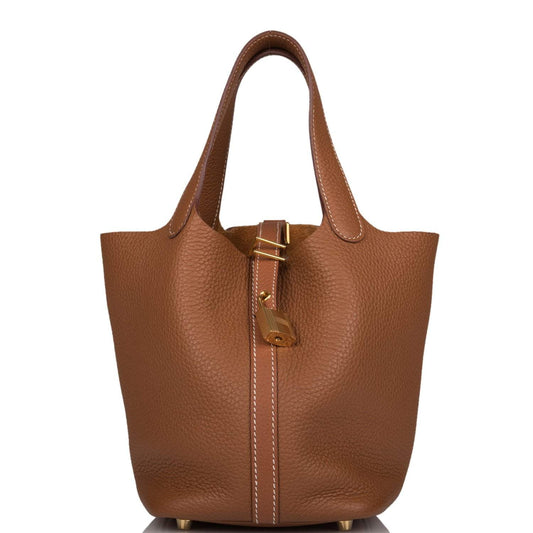 Hermès Picotin Lock 18 Gold Clemence Gold Hardware - photo 1