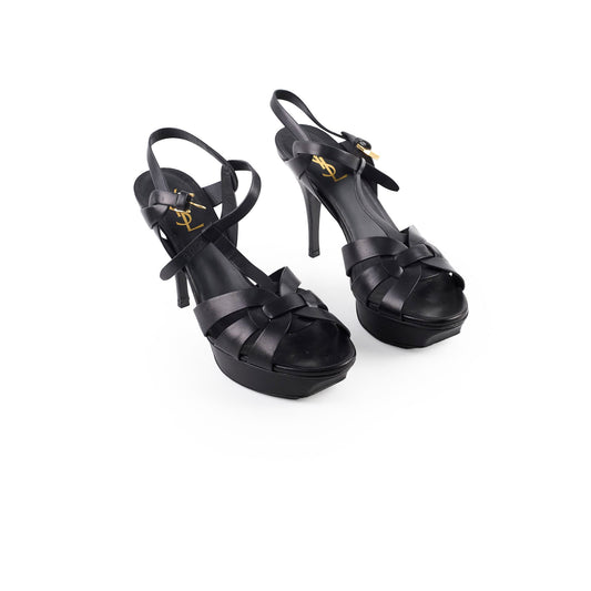 Saint Laurent Tribute Heels Black - Size 40 - photo 1