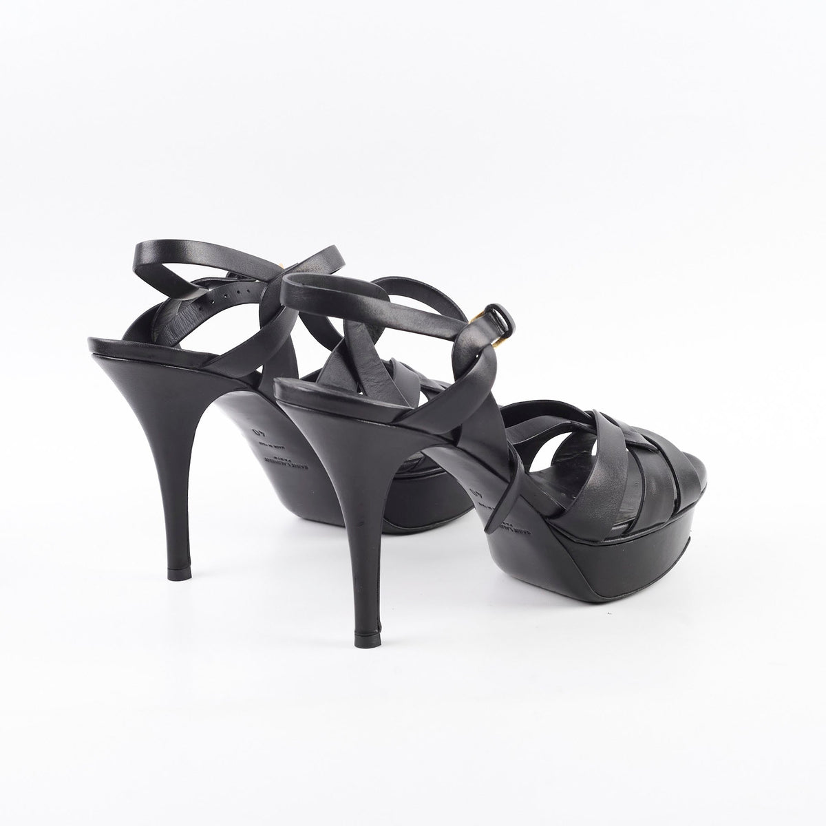 Saint Laurent Tribute Heels Black - Size 40 - photo 3