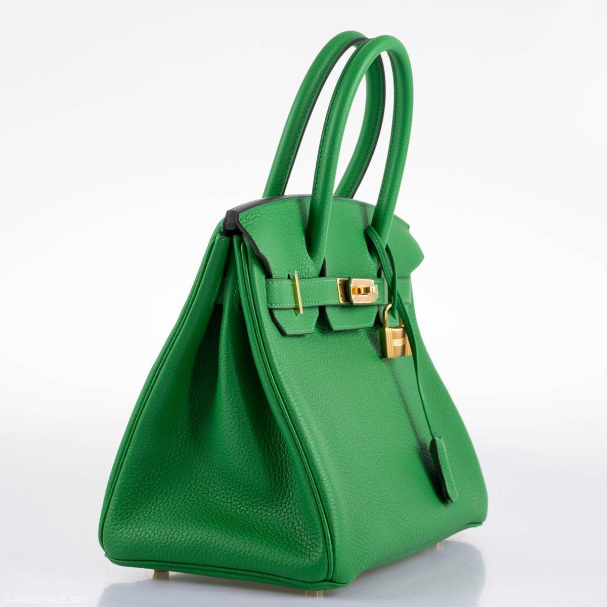 Hermès Birkin 25 Bambou (Bamboo) Green Togo with Gold Hardware - 2020, Y - photo 4