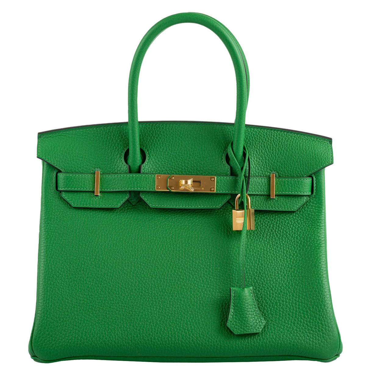 Hermès Birkin 25 Bambou (Bamboo) Green Togo with Gold Hardware - 2020, Y - photo 1