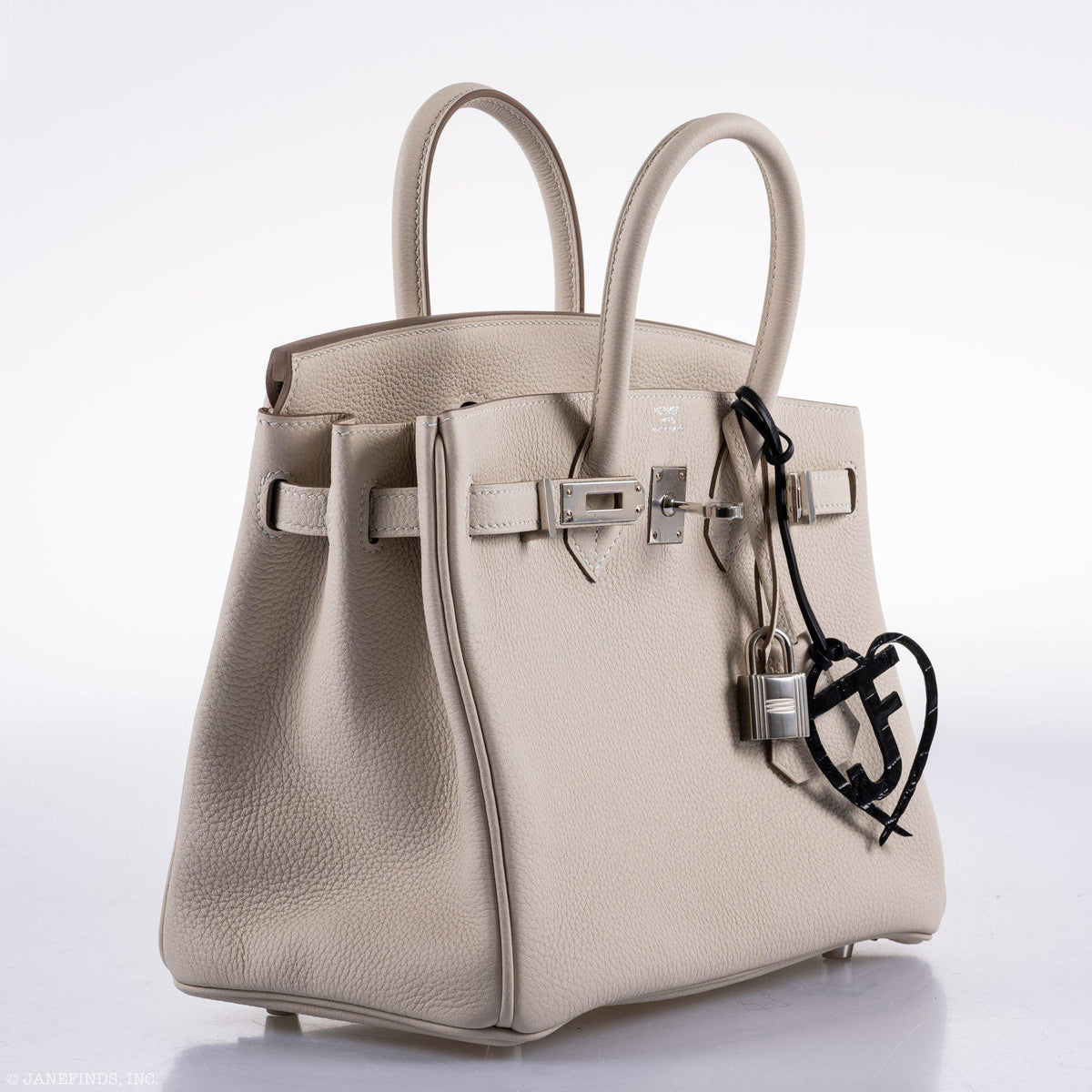 Hermès Birkin 25 Craie Togo Palladium Hardware - 2020, Y - photo 10