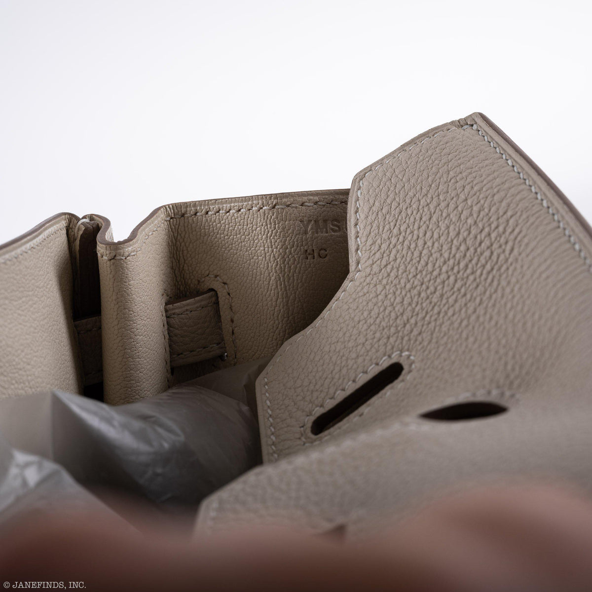 Hermès Birkin 25 Craie Togo Palladium Hardware - 2020, Y - photo 12