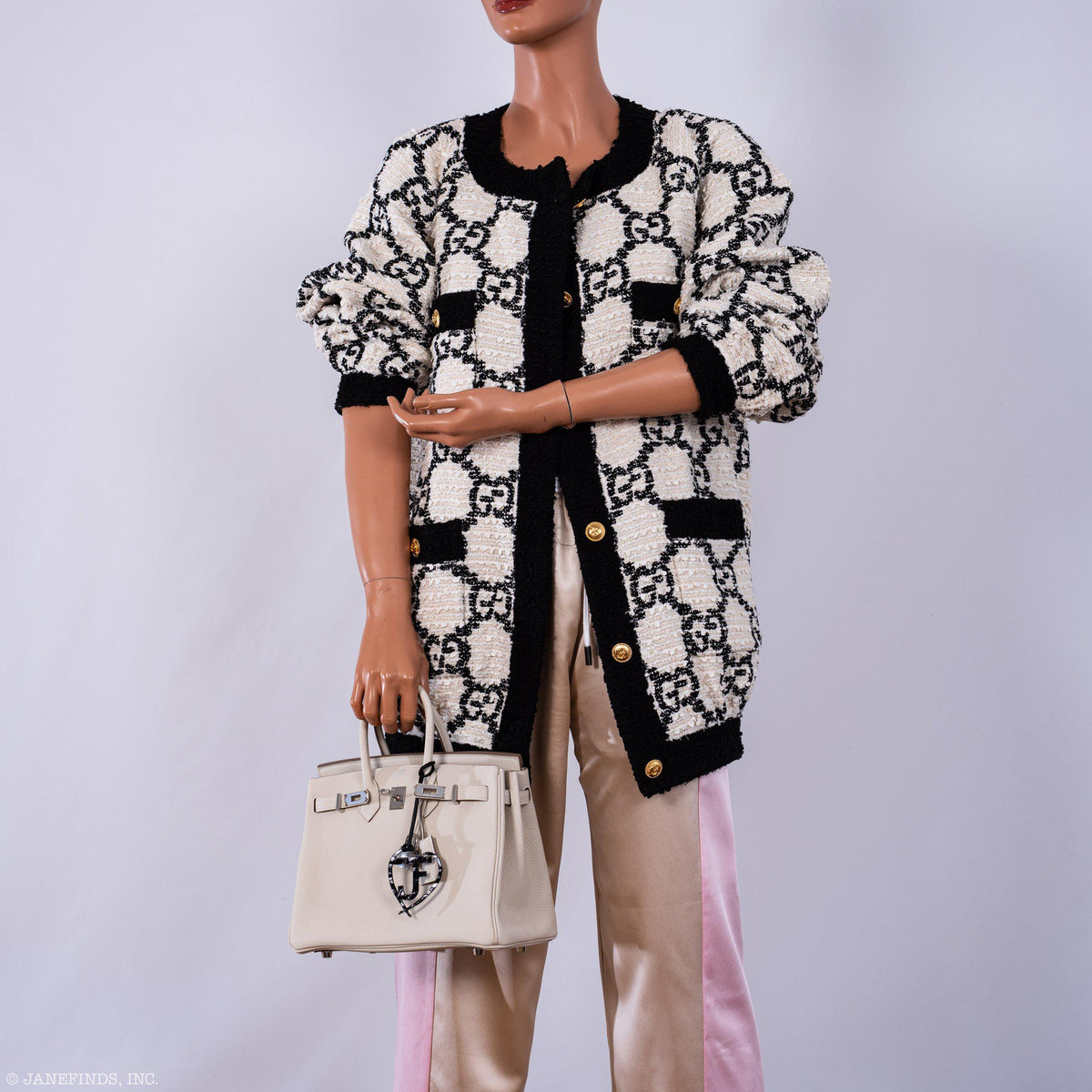 Hermès Birkin 25 Craie Togo Palladium Hardware - 2020, Y - photo 13