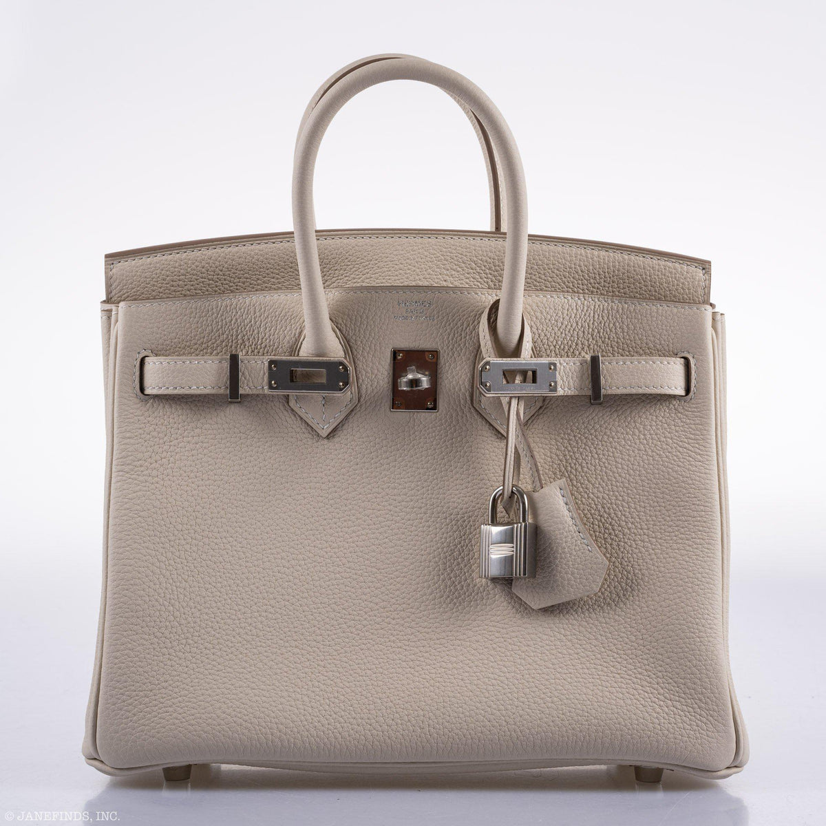 Hermès Birkin 25 Craie Togo Palladium Hardware - 2020, Y - photo 7