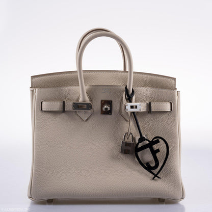 Hermès Birkin 25 Craie Togo Palladium Hardware - 2020, Y - photo 9